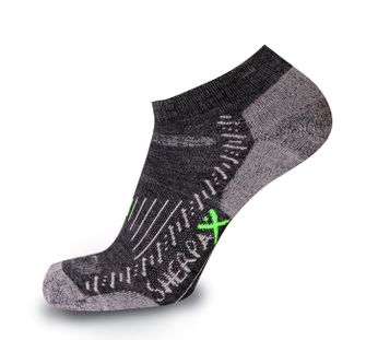 SherpaX /ApasoX Elbrus Socken niedrig dünn grau