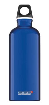 SIGG Traveller 0,6 l Aluminium Trinkflasche blau