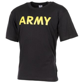 MFH Army T-shirt mit kurzen Ärmeln, schwarz