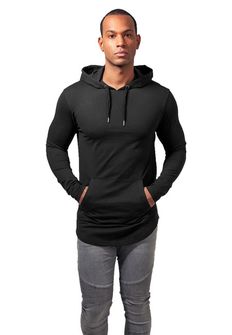 Urban Classics Herren-Sweatshirt, schwarz
