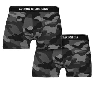 Urban Classics Herren-Boxershorts 2-Pack, Darkcamo