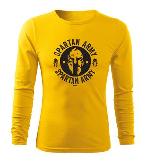 DRAGOWA Fit-T langärmliges T-Shirt Archelaos, gelb 160g/m2