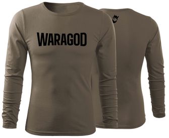WARAGOD Fit-T langärmliges T-Shirt FastMERCH, olive 160g/m2
