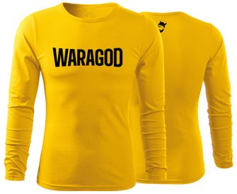 WARAGOD Fit-T langärmliges T-Shirt FastMERCH, gelb 160g/m2