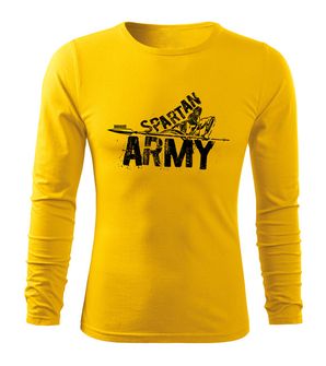 DRAGOWA Fit-T langärmliges T-Shirt Nabis, gelb 160g/m2