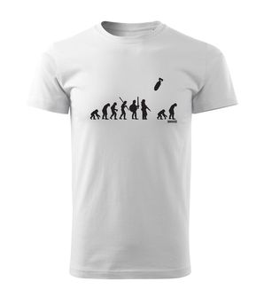 DRAGOWA Kurz-T-Shirt Evolution, weiß 160g/m2