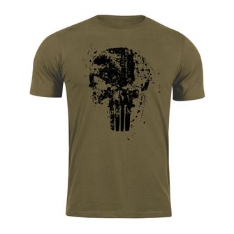 DRAGOWA Kurz-T-Shirt Frank the Punisher, olivgrün 160g/m2