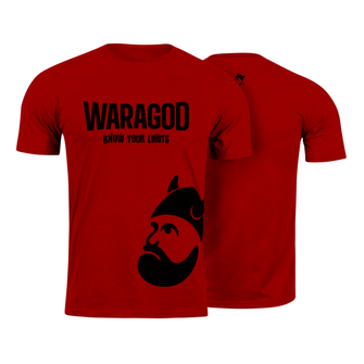 Waragod Kurz-T-Shirt StrongMERCH, rot 160g/m2