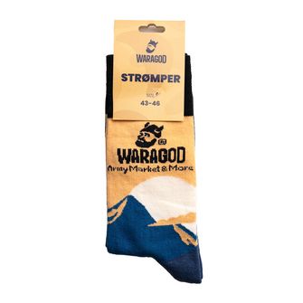 Waragod Stromper Outdoor Socken, schwarz